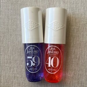 Sol de Janeiro 59 & 40 travel sized body spray 3.04 oz each new and sealed